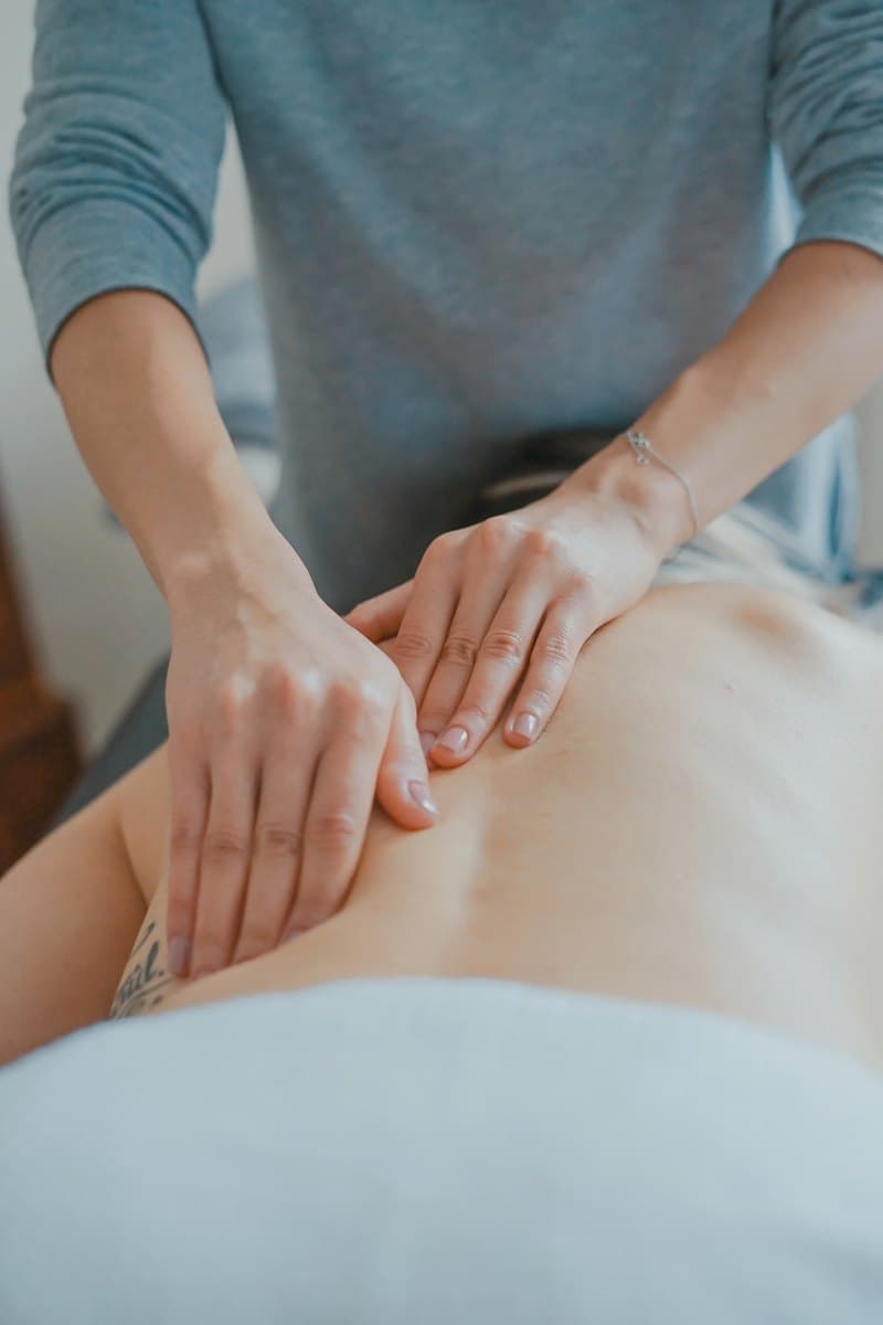 Relaxing massage treatment